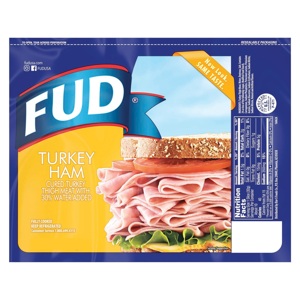 Fud Ham 32z Turkey Thigh Meat 30% Water