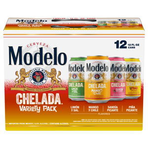 Modelo Chelada Assorted Beer Variety Pack, 12 - 12 fl oz cans