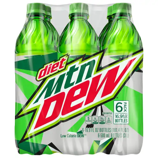 Beverages  Specials – #58 Baton Rouge – Diet Mtn Dew Soda, Diet, 6 Pack, 6  - 16.9 Fl Oz (500 Ml) Bottles [101.4 Fl Oz (3 L)]