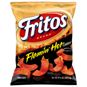 Fritos Corn Chips, Flamin' Hot Flavored, 9.25 oz (262 g)