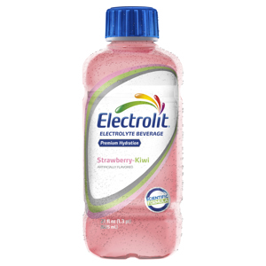 Electrolit Strawberry-Kiwi Electrolyte Beverage, 21 fl oz (1.3 pt) 625 ml
