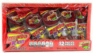 Zumba Rica Chamoy Chili Powder Lollipops, 12 ct, 9.3 oz