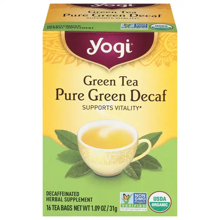 Eat Right – #25 Metairie – Yogi Green Tea, Pure Green Decaf