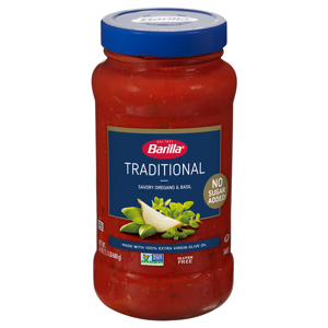 Barilla Premium Traditional Savory Oregano & Basil Pasta Sauce, 24 oz (1.5 lb) 680 g