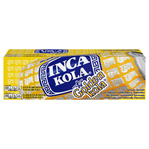 Inca Kola Soda, Golden Kola, 12 - 12 fl oz (355 ml) cans [144 fl oz (4.26 l)]