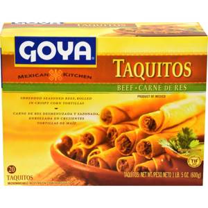 Goya Taquitos, Beef, 20 taquitos [21 oz (1.31 lb) (595 g)]