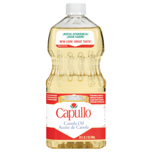 Capullo Canola Oil, Cholesterol Free, 32 fl oz (1 qt) 946 ml