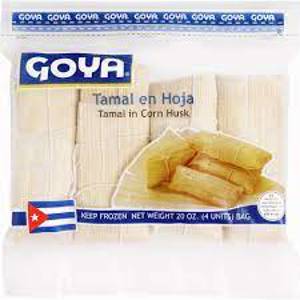 Goya Pork Tamal in Corn Husk, 4 units [20 oz]