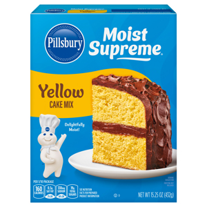 Pillsbury Cake Mix, Yellow, Moist Supreme, 15.25 oz (432 g)