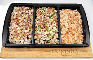 Charola Ceviche Camaron Pescado Y Mix