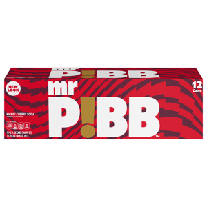 Mr Pibb Kickin' Cherry Soda, 12 - 12 fl oz (355 ml) cans [144 fl oz (4.26 l)]