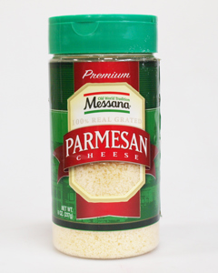 Messana Parmesan Cheese, Grated, 8 oz