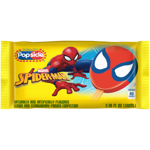 UNILEVER Popsicle Spider-Man Bar Single Serve Novelty