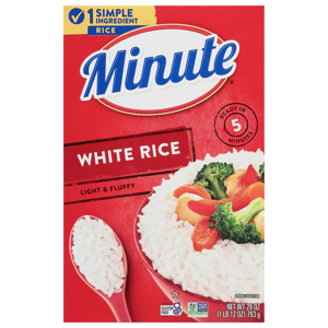 Minute White Rice, Light & Fluffy, 28 oz (1 lb 12 oz) 793 g