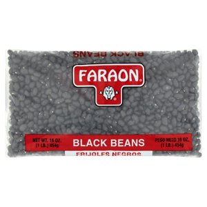 Faraon Black Beans, Dry, 1 lb