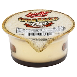 Senor Rico Flan, Original, Oven Baked, 4.5 oz (128 g)