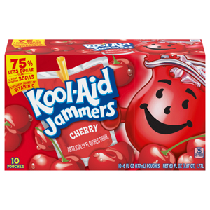 Kool-Aid Cherry Drink, 10 - 6 fl oz (177 ml) pouches [60 fl oz (1.87 qt) 1.77 l]