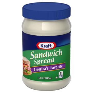 Kraft Sandwich Spread, 15 fl oz (443 ml)