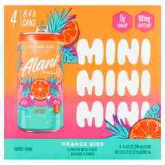 Alani Mini Orange Kiss Energy Drink, 8.4 Fl Oz, 4 Count | Dick's