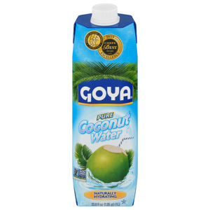 Goya Coconut Water, Pure, 33.8 fl oz (1.05 qt) 1 l