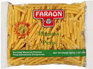 Faraon Plumas, Pens Pasta, Enriched Macaroni Product, 7 oz
