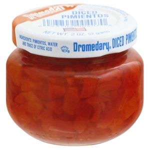 Dromedary Pimientos, Diced, 2 oz (57 gr)