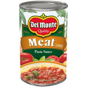 Del Monte Meat Flavored Pasta Sauce, 24 oz (1 lb 8 oz) 680 g