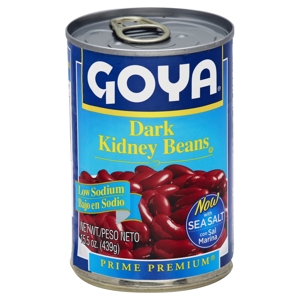 Goya Kidney Beans, Low Sodium, Dark, 15.5 oz (439 g)