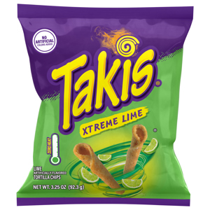 Takis Zero Heat Xtreme Lime Tortilla Chips, 3.25 oz (92.3 g)