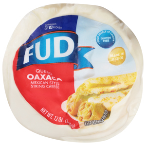 FUD Mexican Style Queso Oaxaca String Cheese, 12 oz (340 g)