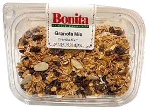 Bonita Honey Nut Granola 16z