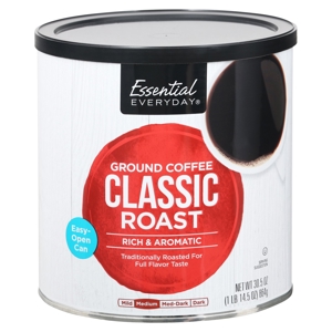 Essential Everyday Coffee, Ground, Medium Roast, Classic Roast, 30.5 oz (1 lb 14.5 oz) 864 g