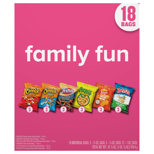 Frito Lay Family Fun Snacks, 16.875 oz (1 lb 0.875 oz) 478.4 g