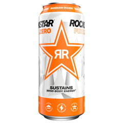 Rockstar Sugar Free Mandarin Orange Energy Drink, 16 Fl Oz (1 Pt
