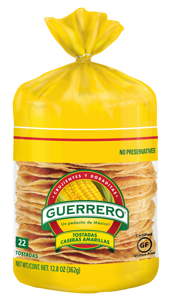 Guerrero Tostadas, Caseras Amarillas, 22 tostadas [12.8 oz (362 g)]