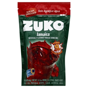 Zuko Drink Mix, Jamaica, 14.1 oz (9 qt) 8.6 lt