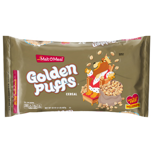 Malt O Meal Cereal, Golden Puffs, Super Size, 32 oz (2 lb) 907 g