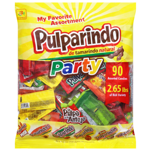 Pulparindo Party Assorted Candies, 90 candies [2.65 lb]