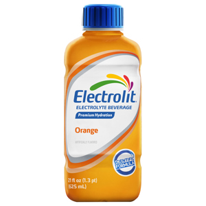 Electrolit Orange Electrolyte Beverage, 21 fl oz (1.3 pt) 625 ml