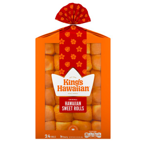 King's Hawaiian Original Hawaiian Sweet Rolls, 24 Count, 24oz