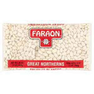 Faraon Great Northern Beans, Dry, 1 lb