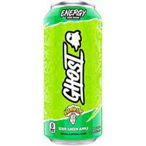 Ghost Zero Sugar Warheads Sour Green Apple Energy Drink, 16 fl oz (473 ml)