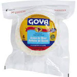 Goya Corn Arepa Filled with Cheese, 4 count, 13.4 oz