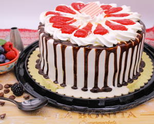 Pastel 8in 3lch Decorado