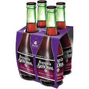 Sangria Senorial Sangria, Non-Alcoholic, Sparkling, 4 Pack, 4 - 11.16 fl oz (330 ml) bottles [1.4 qt (1.32 l)]