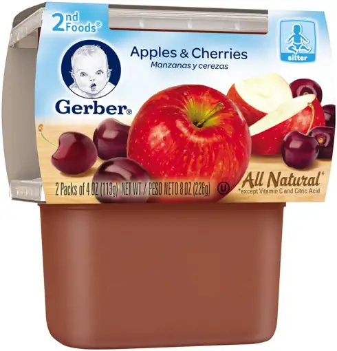 Gerber store diced apples