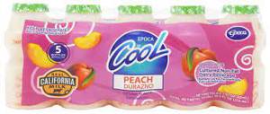Epoca Cool Cultured Dairy Beverage, Peach, 5 - 2.1 fl oz