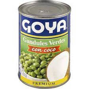 Goya Green Pigeon Peas with Coconut, 15 oz (435 g)