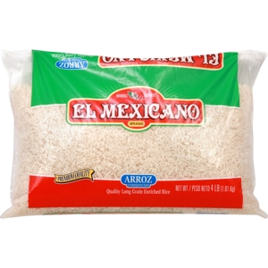 El Mexicano Rice, Long Grain, Enriched, 4 lb (1.81 kg)