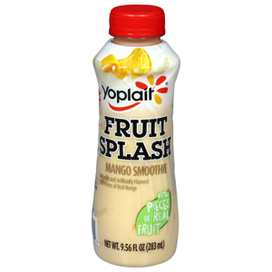 Yoplait Fruit Splash Mango Smoothie, 9.56 fl oz (283 ml)